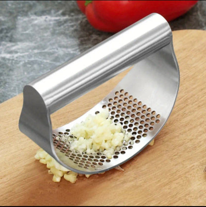 Stainless Steel Rocking Garlic Press